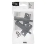 Taskmaster 65mm Grey Door Silencer - 2 Pack