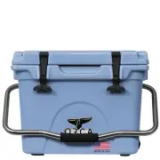 ORCA 20 Quart Hard Side Cooler Insulated Ice Chest Light Blue FREE 2D SHIP