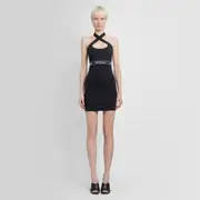 OFF-WHITE WOMAN BLACK DRESSES