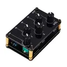 Mini Stereo 4 Channel Line Mixer Professional Audio Mixer Low noise Portable for