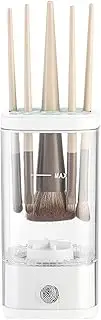 Cosmetic Brush Cleaner, Electric Cosmetic Brush Cleaning Machine, Makeup Brush Rotating Blender, Multifunctional Cosmetic Brush Spinner, Multifunctional Cleanser Tool, Easy To Use, Portable for Women