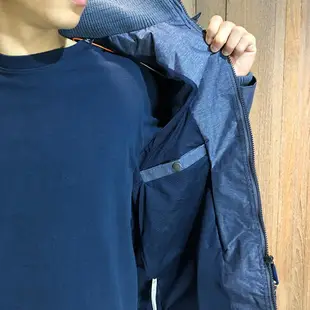 美國百分百【全新真品】Superdry 極度乾燥 風衣 連帽 防風外套 夾克 網格 男 海軍藍 S M號 I757