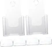 DOITOOL 1Set File Display Stand with Book Holders Name Storage Boxes for Organizing Documents Cards Posters Stylish Desktop for Home Office