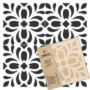 MAGROS Tile reusable PLASTIC Stencil // Moroccan Geometric // Floor Wall