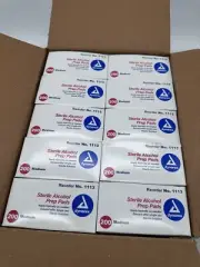 10 DYNAREX Sterile Alcohol Prep Towelettes: 200/Box