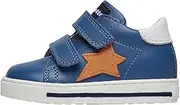 [Falcotto] Boys Sasha Vl Crib Shoe, Azure, 19 EU