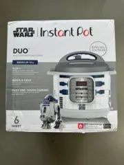Star Wars Special Edition R2-D2 Stainless Steel Instant Pot Duo 6qt NEW