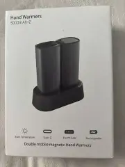 Reusable Double Mobile Magnetic Hand Warmers 5000mAh New