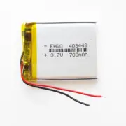 3.7V 700mAh 403443 Lipo Rechargeable Battery For GPS Camera Speaker Smart Watch