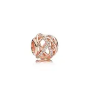 Authentic Pandora Rose Gold Galaxy Charm