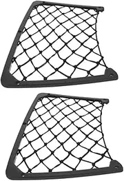 STOBAZA 2Pcs Car Net Pocket Elastic Mesh Storage Organizer for Vehicle Trunk for Organizing Groceries Tools and Gear Compatible with Cars and Rvs