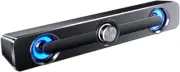 Computer Speakers,Smalodi PC Speaker Mini Led Soundbar Cool Design Perfect for G