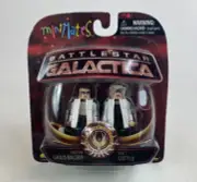 Doctor Gaius Baltar and Doc Cottle Battlestar Galactica Minimates Figures New
