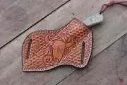 Handmade Stainless Steel knife, with Engraving Leather Sheath, gift for Him.