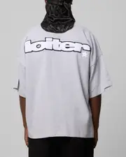 [LOITER] Loiter Premium Essentials Boxy T-shirt Grey Marle - Size S S Grey Marle