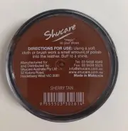 SHERRY TAN Shoe Polish - Restore Colour to Leather SHOES / BOOTS / BAGS Shucare