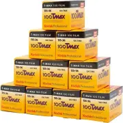 KODAK B&W Film Professional 35mm T-MAX100 36 shots set of 10
