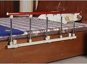 Folding Bed Railing for Elderly, Compact Anti-Collision Auxiliary Railing Adjustable Height Bed Auxiliary Rail Folding Safety Railing
