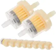 GRADENEVE 10pcs Inline Gas Filter for Off Road Vehicles Petrol Filter for Go Karts and Atv Easy Replacement for Debris Protection