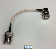 RG316 LOW LOSS COAX RF CABLE UHF FEMALE SO-239 TO BNC MALE RIGHT ANGLE 4-60" USA