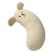 Plush Cat Dog Bed -Soft U Shaped Dog Pattern Calming Cushion Pet Pillow