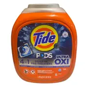 Tide Pods Ultra Oxi 4 in 1 Pre Treaters 104 Pacs 2.78 kg