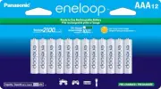 Eneloop Panasonic BK-4MCCA12FA AAA 2100 Cycle Ni-MH Pre-Charged Rechargeable Bat