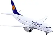 Pre-Built Model Aircraft 15CM for Lufthansa for Boeing B737-500 D-ABIN 1:200 Miniature Aircraft Finished Collectible Model Airplane Miniature Airplane Model