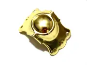 Vintage Trunk Knee Corner Brass Plated Edge Protector For Steamer Foot Locker