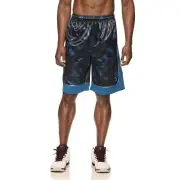 NEW AND1 Mens Basketball Gym Court Workout Shorts Blue