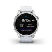 Garmin Fenix 7S (Silver with Whitestone Band)