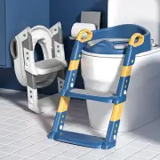 Potty Training Seat with Step Stool Toilet Seat for Kids Boys Girls, Comfortable