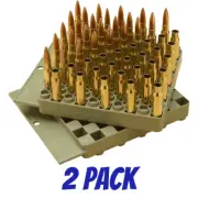 MTM Case Gard Compact Universal Reloading Tray Hold 50 Rounds LT-50-43 2PK