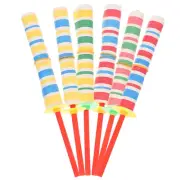 6 Pcs Birthday Party Favor Supplies Spring Back Paper Toy Fun