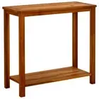 Console Table Hall Side Entry Display Wooden Desk Furniture Solid Acacia Wood