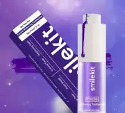 1pc Mint Flavor Purple Whitening Toothpaste Light Mini Purple Toothpaste 30ml