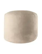 [MAINE & CRAWFORD] Emil Round Ottoman in Beige