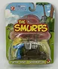 The SMURFS Farmer Smurf Wheelbarrow 2 Inch Figure Jakks Pacific Play Along 2008