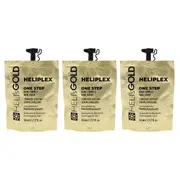 Helis Gold Heliplex One Step Hair Serum by Helis Gold for Unisex - 1.7 oz Serum - Pack of 3