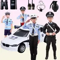 在飛比找ETMall東森購物網優惠-女童帥氣萬圣節警察服
