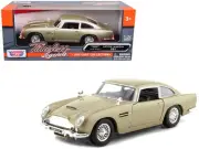 Aston Martin DB5 RHD Gold Metallic Series 1/24 Diecast Model Car