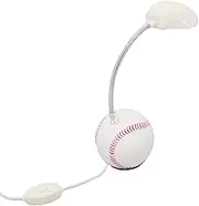 RIZGHWOY Portable LED Baseball Sport Table Lamp Soft Light Mini Desk Lamp USB Power Supply