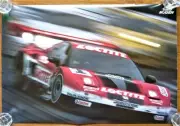 Poster 2001 JGTC Honda Loctite Infinity NSX #1 Oblique Front Michinoue Ryuu/Mits