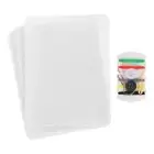 8Pcs Iron on Patches with Sewing Kit 4.9"x3.7" Patches for Clothes White