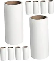 BATHVEVE 10pcs Sticky Lint Rollers for Pet Hair Removal Reusable Adhesive Sheets for Clothes Couch and Carpet Travel for Dogs and Cats