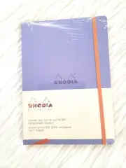 Rhodia Softcover Notebook A5 - 5.8" x 8.3" (148 x 210mm) Dot Grid, Glued Spine