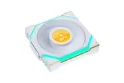 Lian Li Uni Fan 120mm SL Wireless ARGB 4-Pin PWM White Fan with 1.6in LCD Display (12SLLCD1W1W)