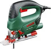 Bosch Home & Garden 530W Electric Jigsaw, Includes Blade and Case, Speed Control, Low Vibration, Adjustable Plate & Pendulum (PST 800 PEL)