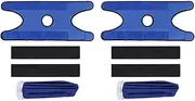 2X Ice Bags with Straps, Hot Cold Therapy Reusable Ice & Wrap for, Shoulder, Back, Knee .(9 Inch, Blue)