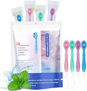 5 In 1 Mini Toothbrush & Floss & Tongue Scraper & Toothpick Set, 5 In 1 Toothbrush & Floss, All In One Oral Care On The Go, Individually Packed In Box, for Travel And Gatherings Daily Use (1pcs)